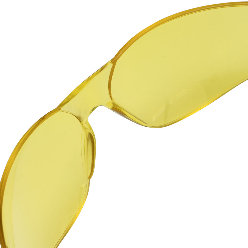 Очки защитные открытые, поликарбонатные, желтые ОЧК202 (0-13022) (89172)