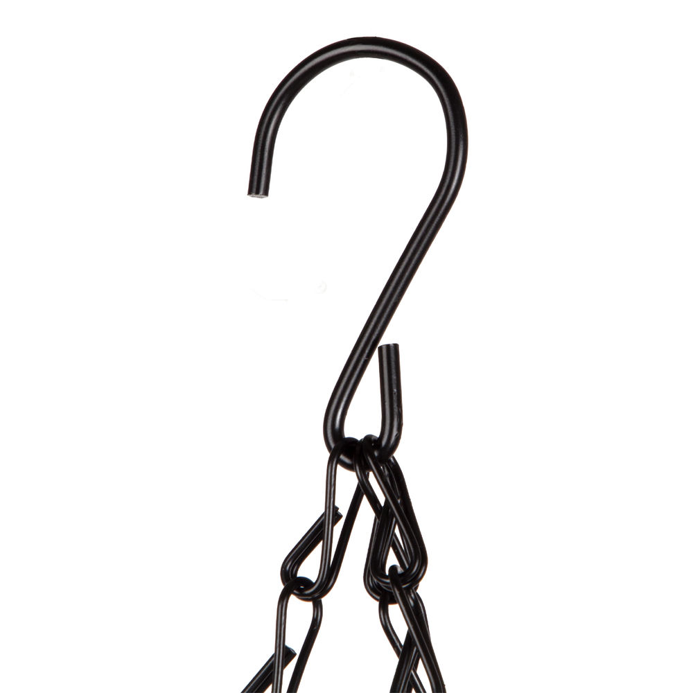 Подвесное кашпо с декором, 25 см, с кокосовой корзиной Palisad (69005)