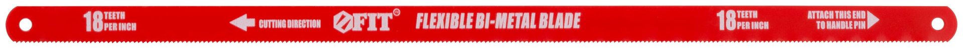 Полотно ножовочное по металлу 300 мм Профи (Bi-Metal), 1 шт. на картонном подвесе ( 18 ТPI ) (40179)