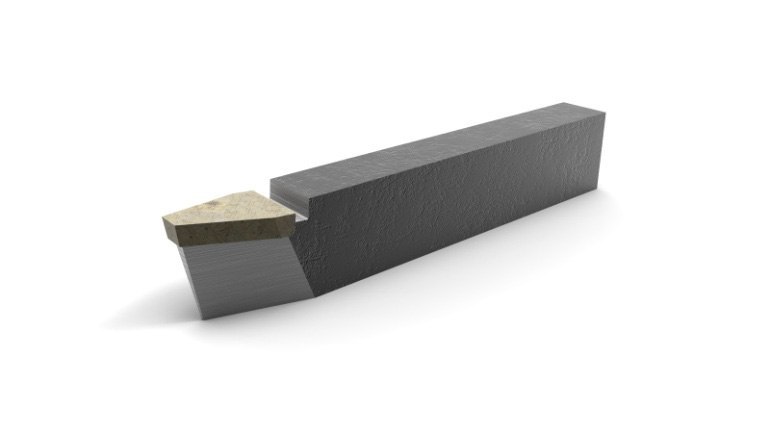 Резец для проточки канавок в шкивах 40х40х240 угол а = 36° 2126-1010 (Т5К10)