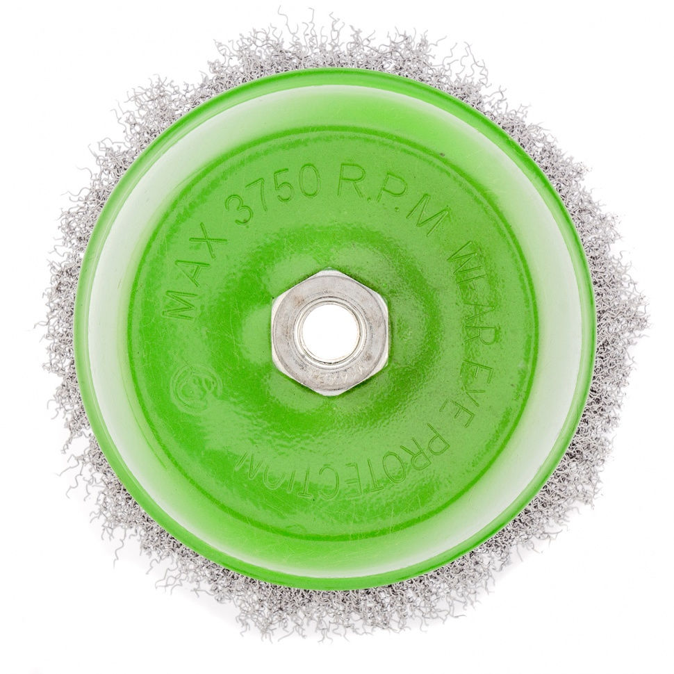 Щетка для УШМ, 150 мм, М14, чашка, витая проволока 0.3 мм Сибртех (746077)