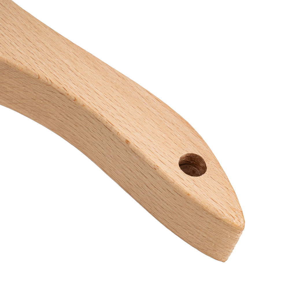 Щетка зачистная 4-х рядная, проволока из нержавеющей стали с деревянной ручкой скребок, EFP// Denzel (74847)