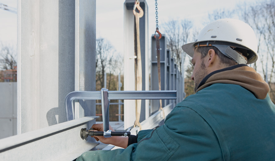 Струбцина 300/140, 12 кН, затяжка 40 Нм, Т-ручка SG30M BE-SG30M