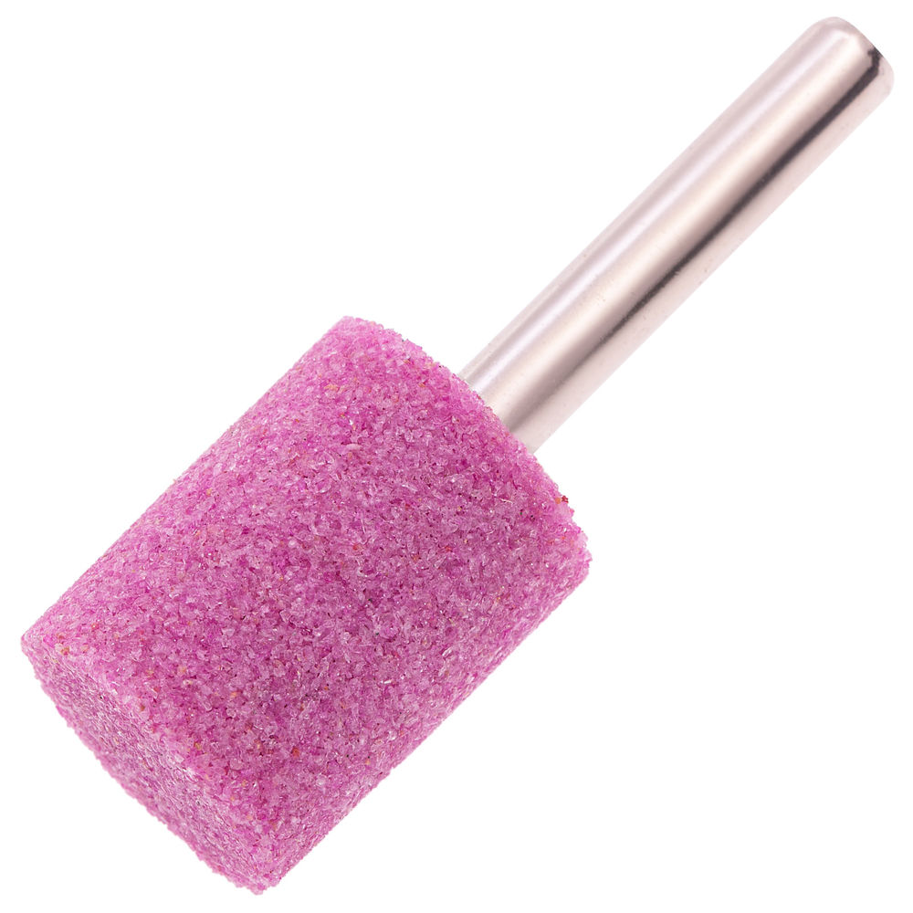 Шарошка абразивная, цилиндр, 19 x 25 x 6 мм, F46, 3 шт Matrix (76017)