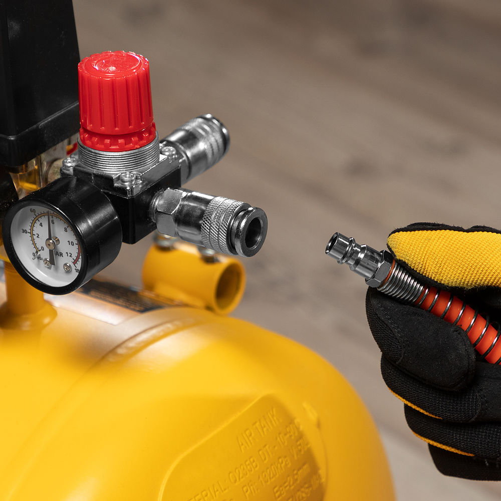 Шланг спиральный воздушный 8 х 12 мм, 18 бар, с быстросъемными соединениями, 10м Stels (57015)