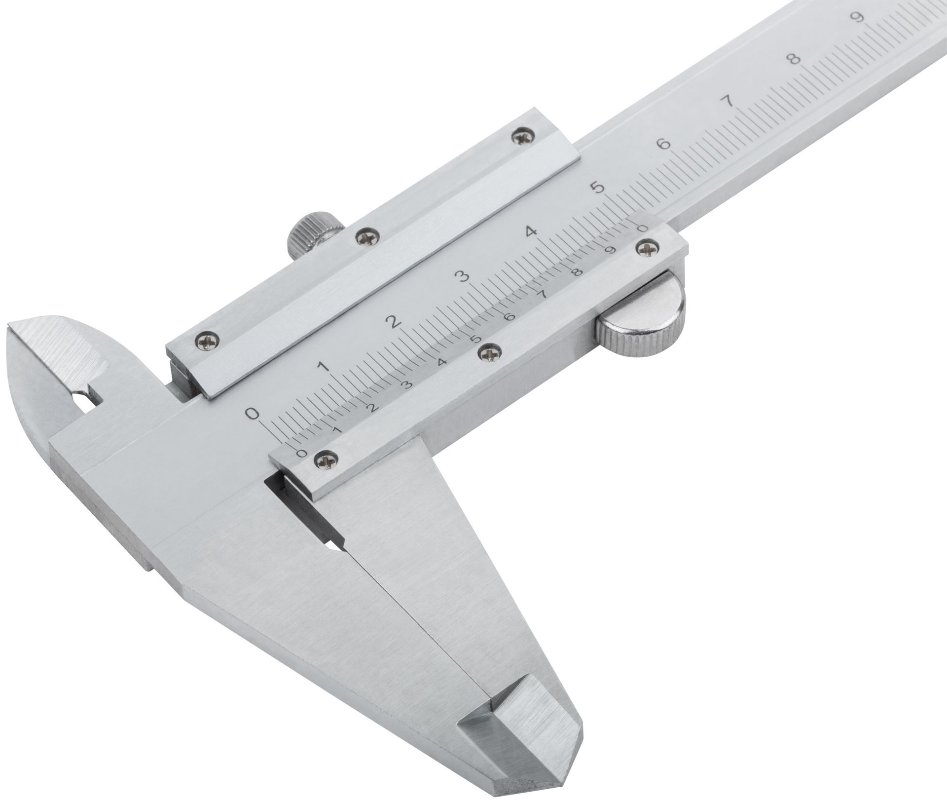 Штангенциркуль металлический нержавеющий 200 мм/ 0,02 мм ( пластиковый кейс ) (19845)