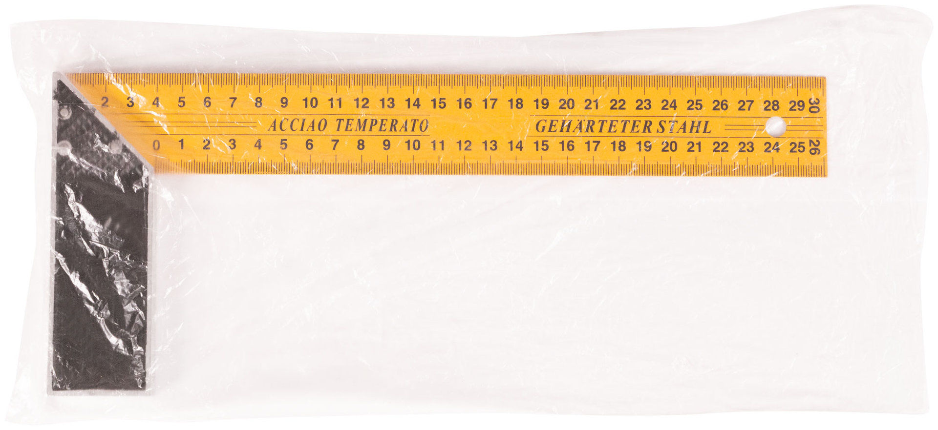 Угольник столярный, двусторонняя шкала 300 мм (19373М)