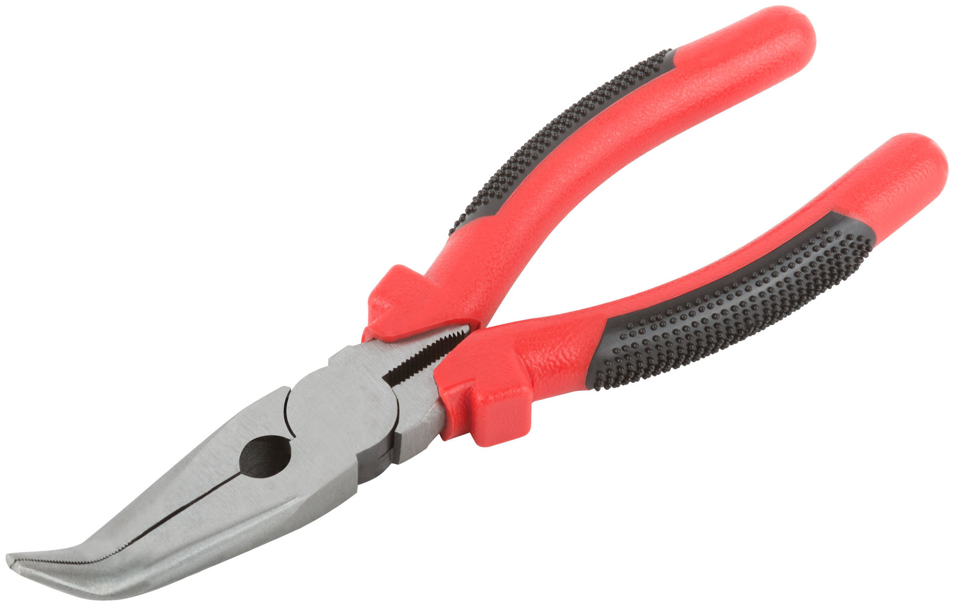 Утконосы Стандарт, красно-черные пластиковые ручки, полированная сталь 200 мм