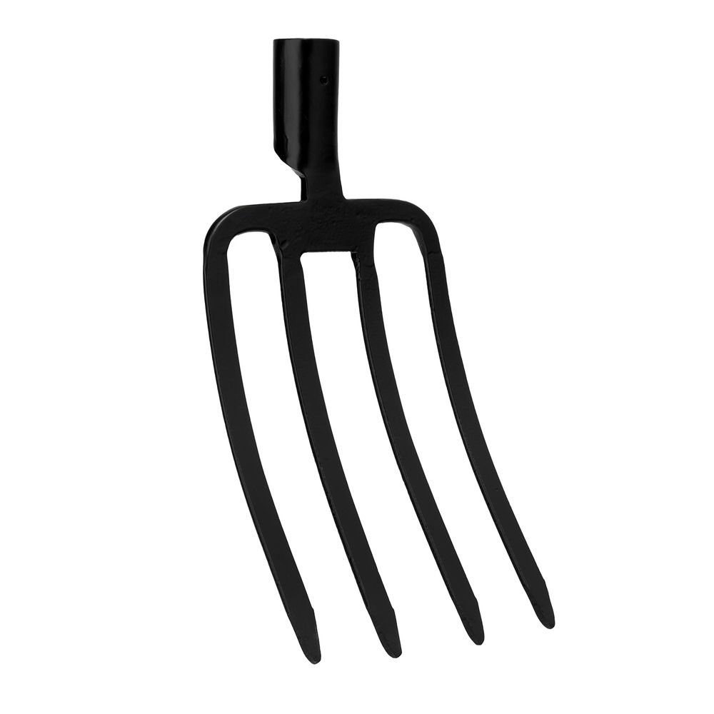 Вилы 4-х рогие, огородные, 180х280 мм, кованые, без черенка, Сибртех (638212)