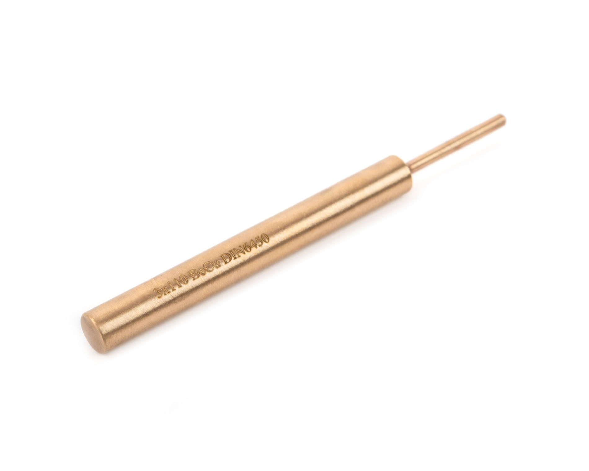 Выколотка цилиндрическая 3х110 искробезопасный сплав BeCu 223B-1002, HORTZ