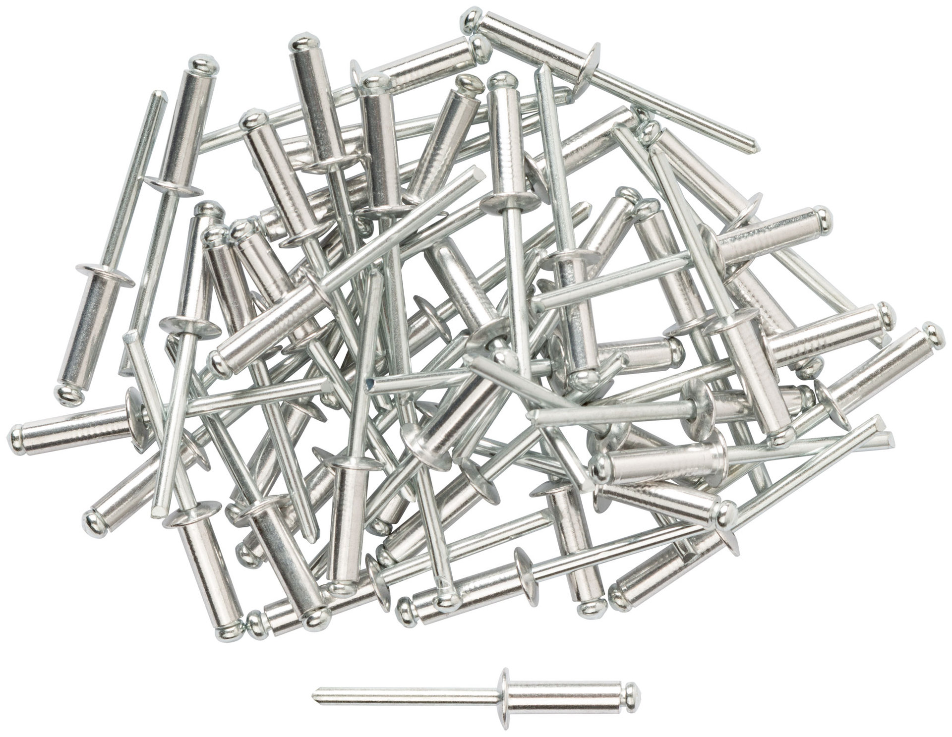 Заклепки мелкая фасовка, 50 шт., 4.8 х 16 мм (23766)