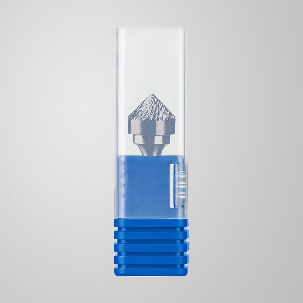 Борфреза твердосплавная 16?8 мм тип K зенкер с вершиной 90° хв-к 6 мм Профессионал ЗУБР 28809-16-8