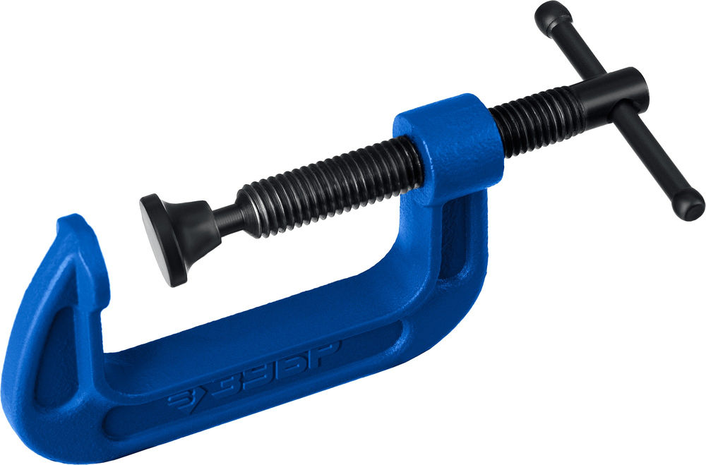 Струбцина тип С G-образная 50 мм чугунная ЗУБР ПCС-50 Профессионал 32245-050