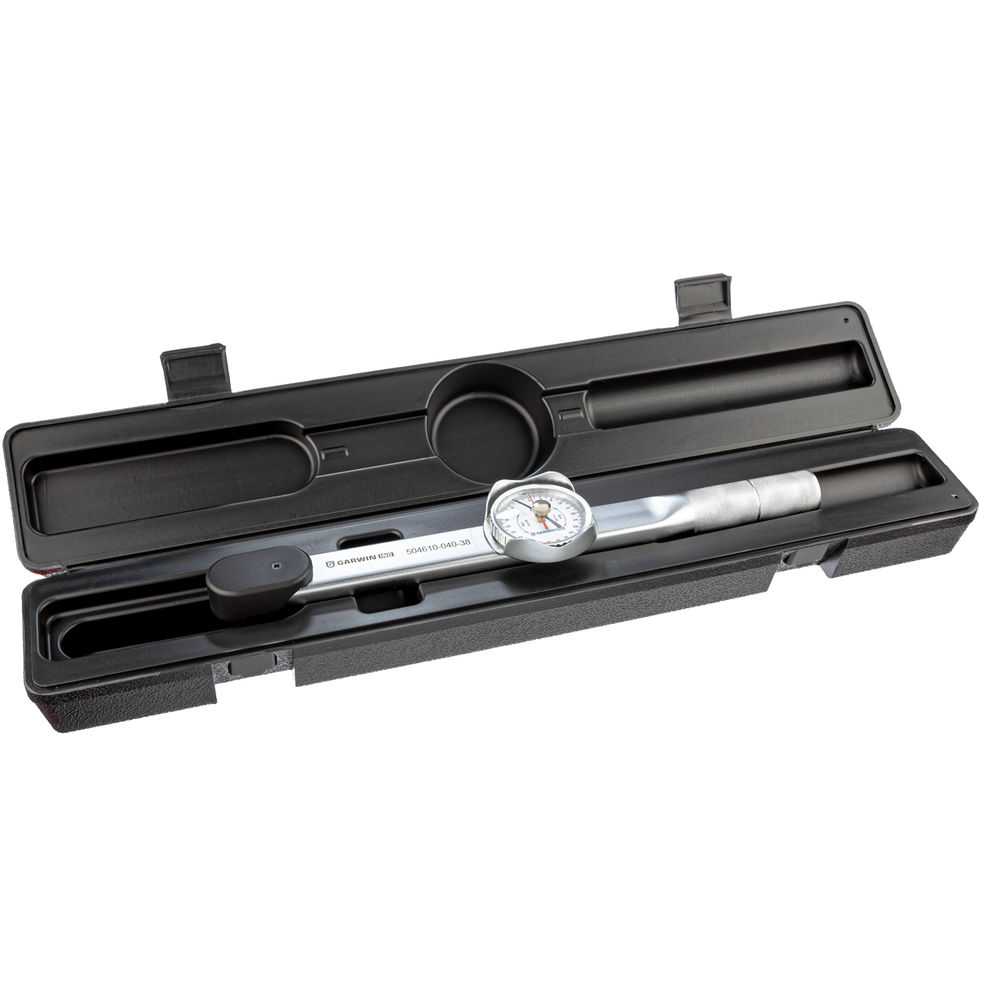 Динамометрический ключ 0-40 Нм, стрелочного типа, двусторонний, с приводным квадратом 3/8, GARWIN INDUSTRIAL, 504610-040-38