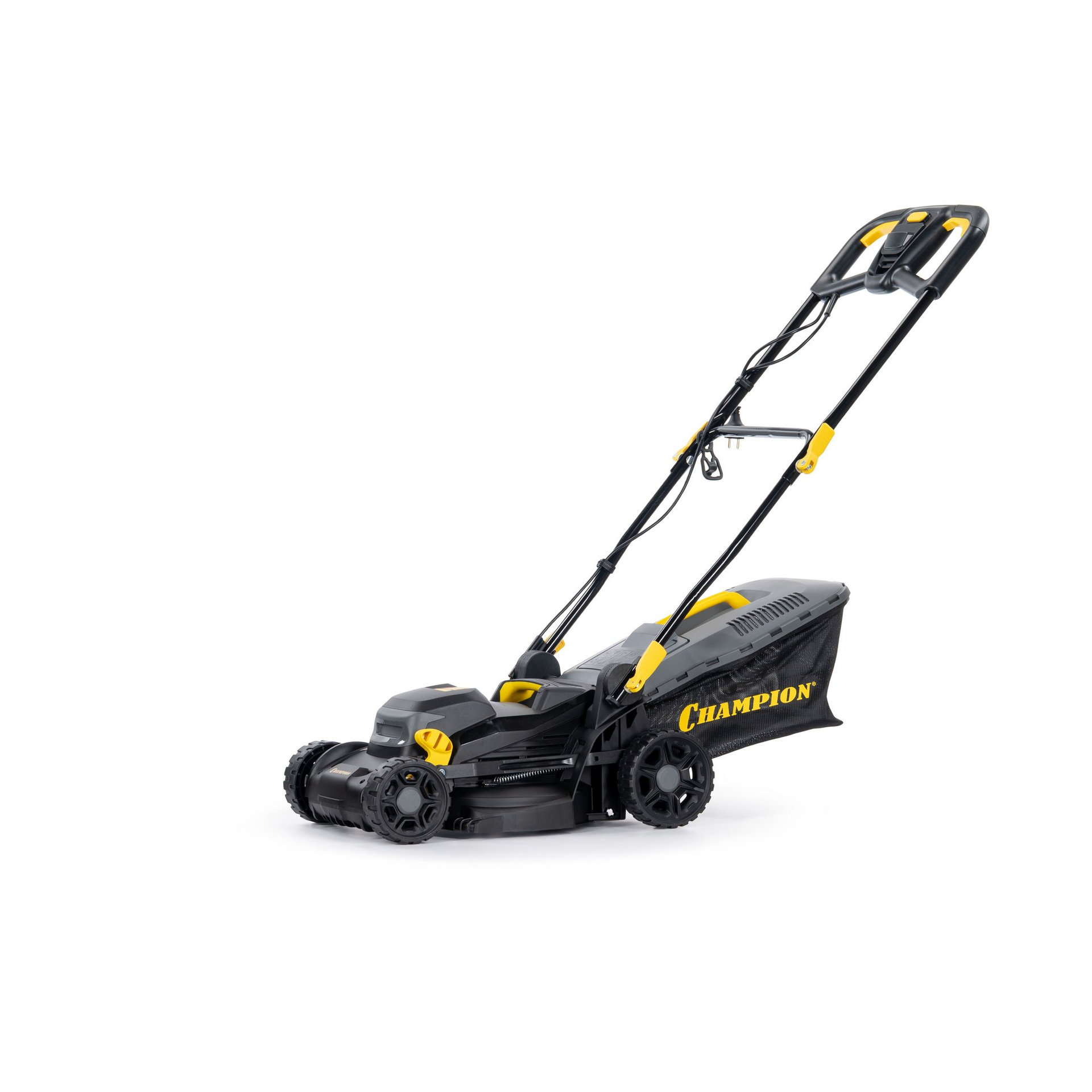 Газонокосилка эл. CHAMPION EM3414 (1,4 кВт травосб. 35л ширина 340мм 20-70мм, 10,7кг) (EM3414)