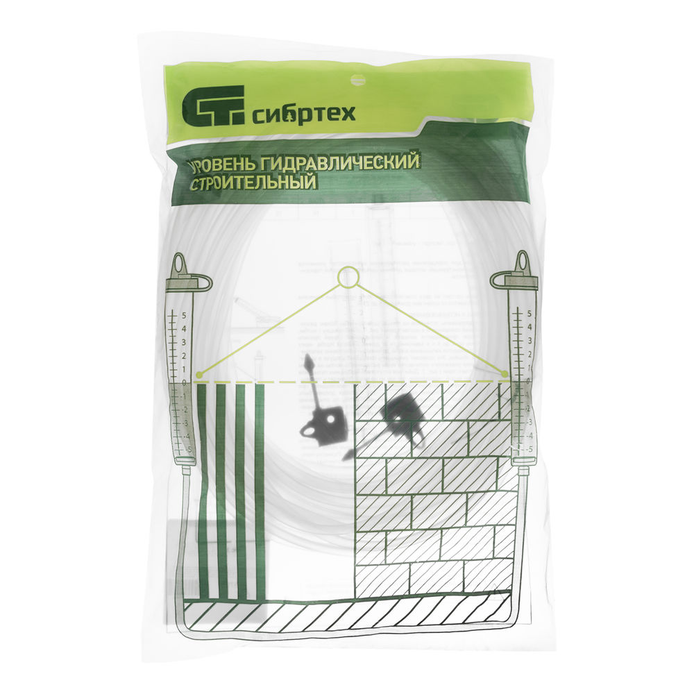 Гидроуровень, L 20 м, D 8 мм, со шкалой Сибртех (37054)
