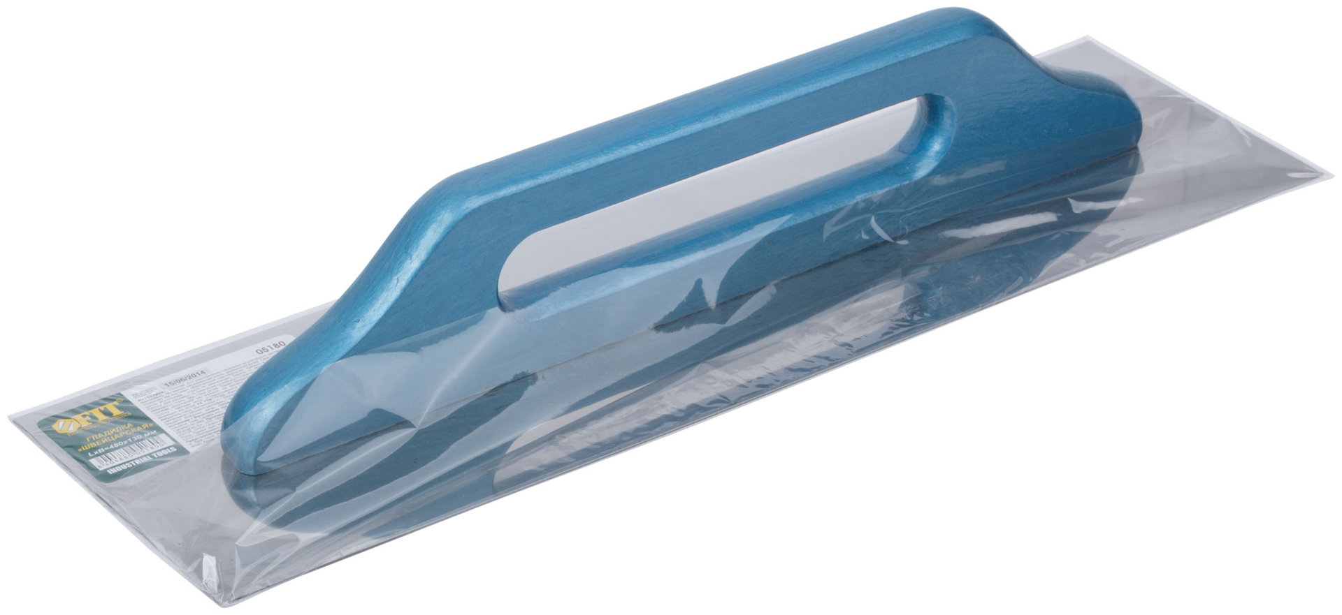 Гладилка швейцарская нержавеющая 480х130 мм плоская (05180)