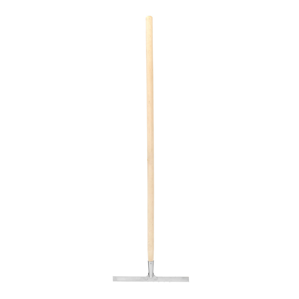 Грабли, нержавеющая сталь, 340 х 1300 мм, 14 витых зубьев, деревянный черенок, Сибртех (61760)