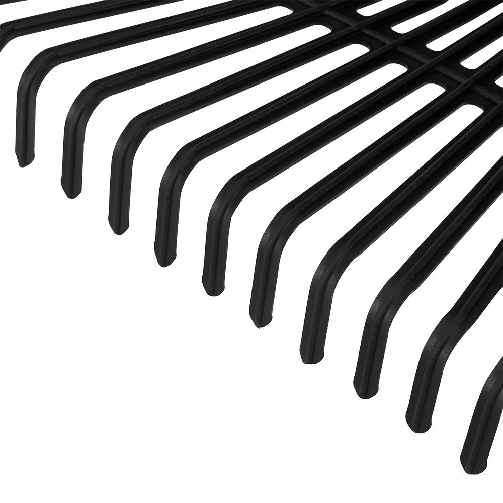 Грабли веерные пластиковые, 600 мм, 24 плоских зуба, без черенка, Сибртех (61708)