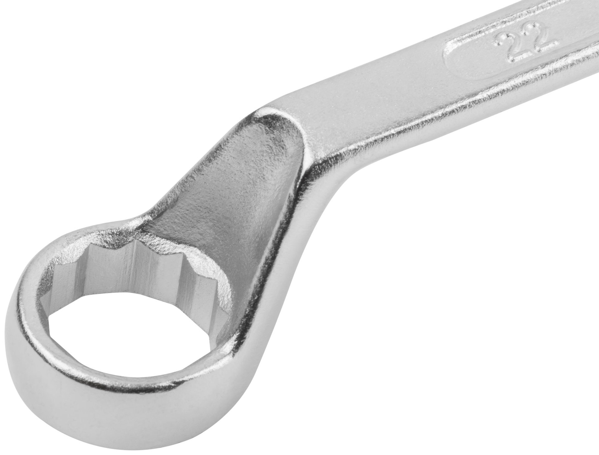 Ключ накидной Хард, хромированное покрытие 19х22 мм (63619)