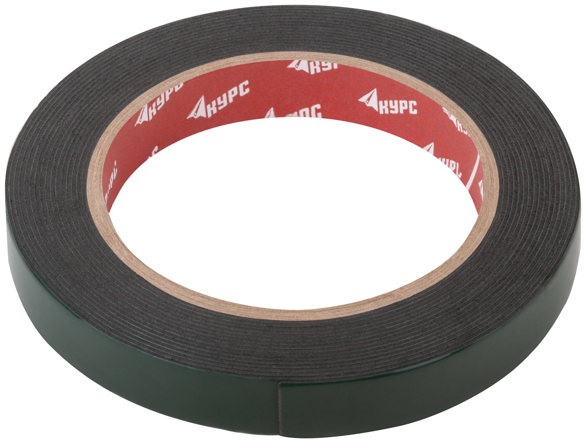 Лента монтажная клейкая на вспененной основе, черная 15 мм х 5 м (11783)