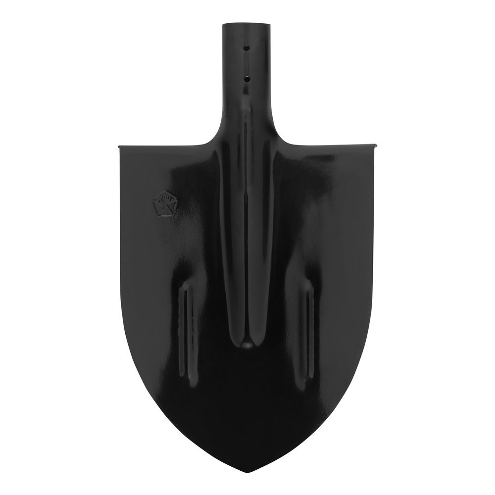 Лопата штыковая, 205х275 мм, ребра жесткости, без черенка, (61411)