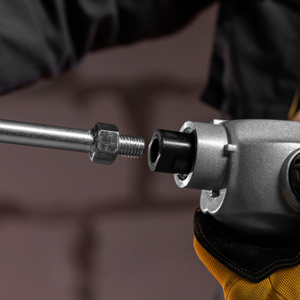 Миксер строительный EM-1-1220, 1220 Вт, 0-480/0-800 об/мин Denzel (27903)