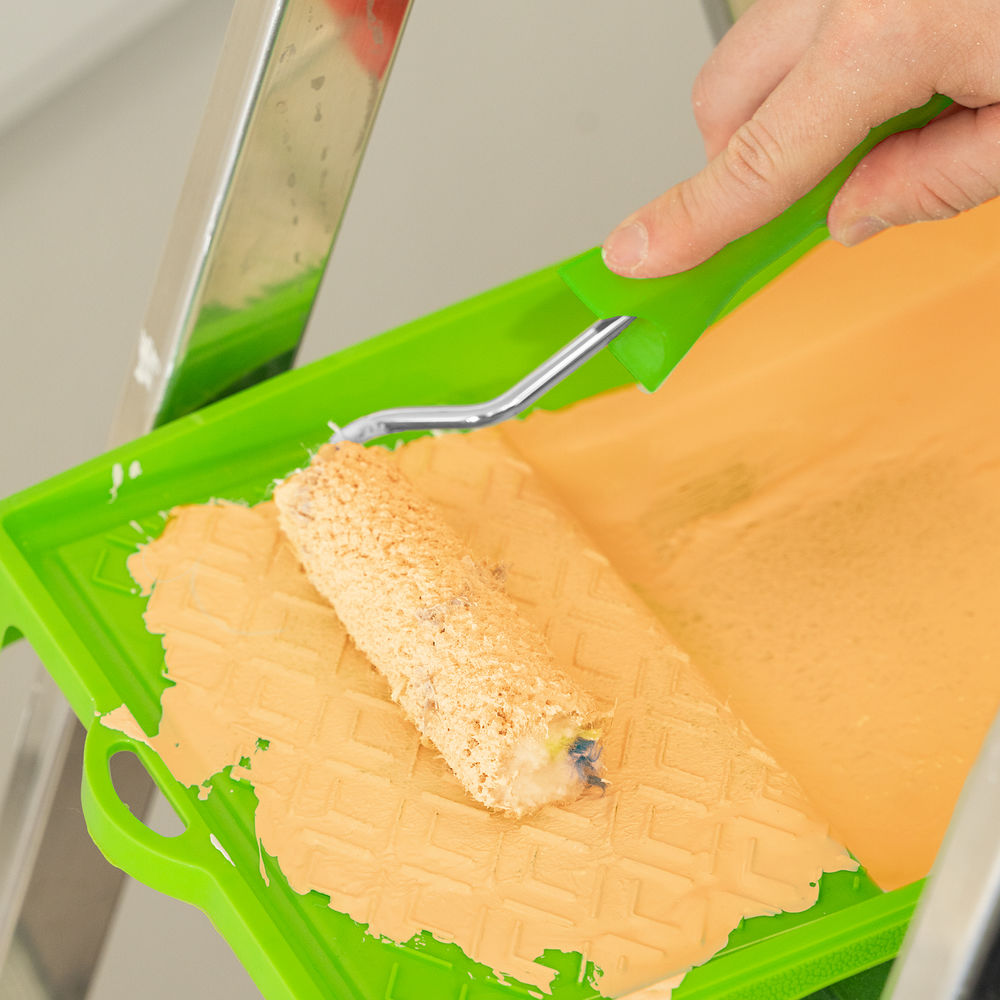 Мини-валик сменный Водные краски, 110 мм, ворс 12 мм, D 16 мм, D ручки 6 мм, полиэстер Сибртех (80582)