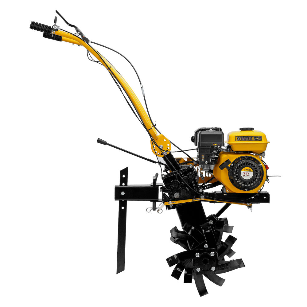 Мотоблок DPT-270SB, 7 л.с., ремен.сцеп, фрез 3х4, ШОМ, без колес, передачи 2В/1Н Denzel (56452)