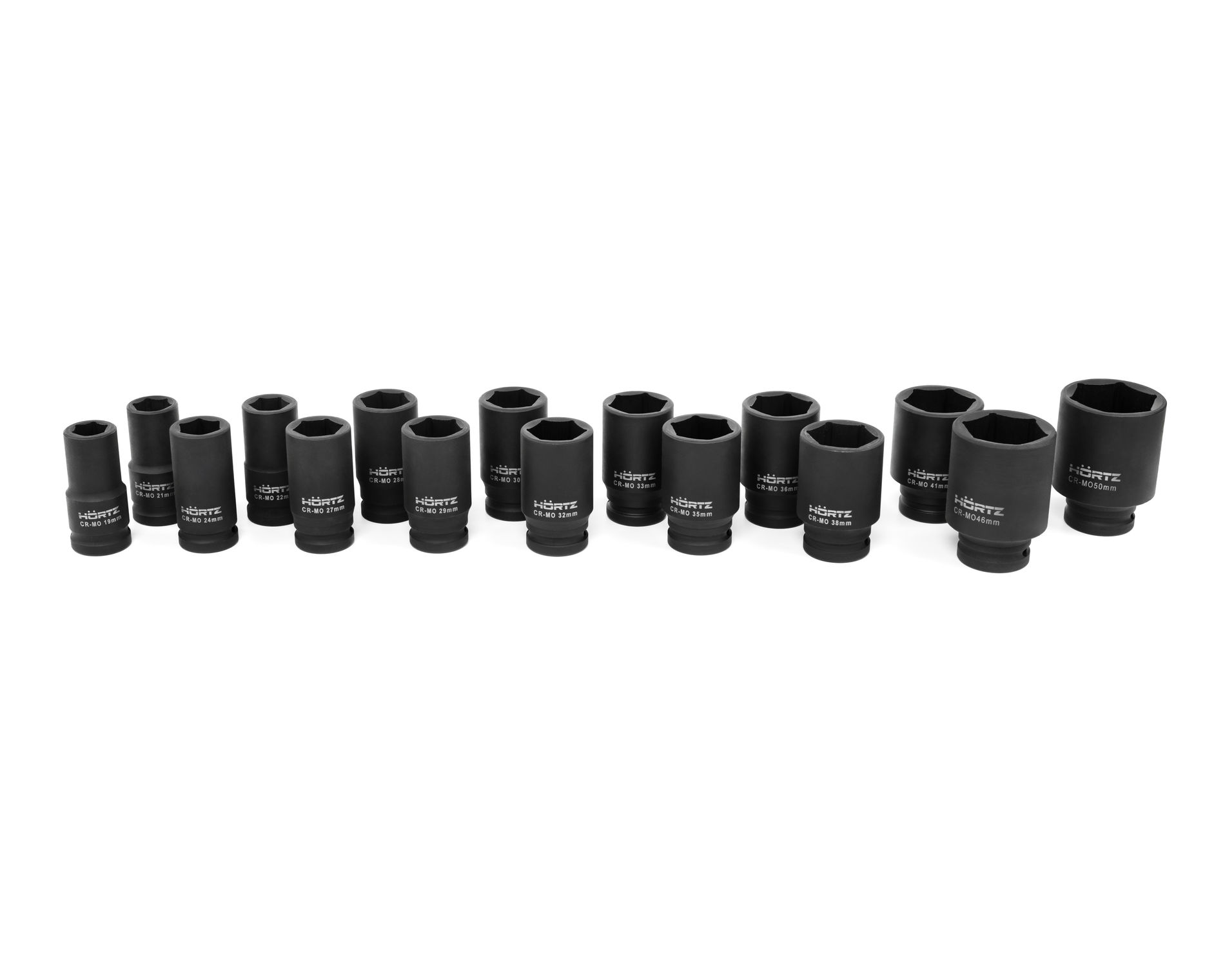Набор головок ударных 3/4 (19 - 50мм) 16 предметов HORTZ