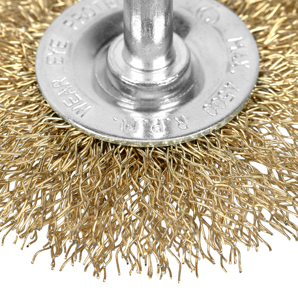 Набор щеток для дрели, 3 шт, 1 плоская, 65 мм, 50 мм чашка, ручная металлическая Matrix (74484)