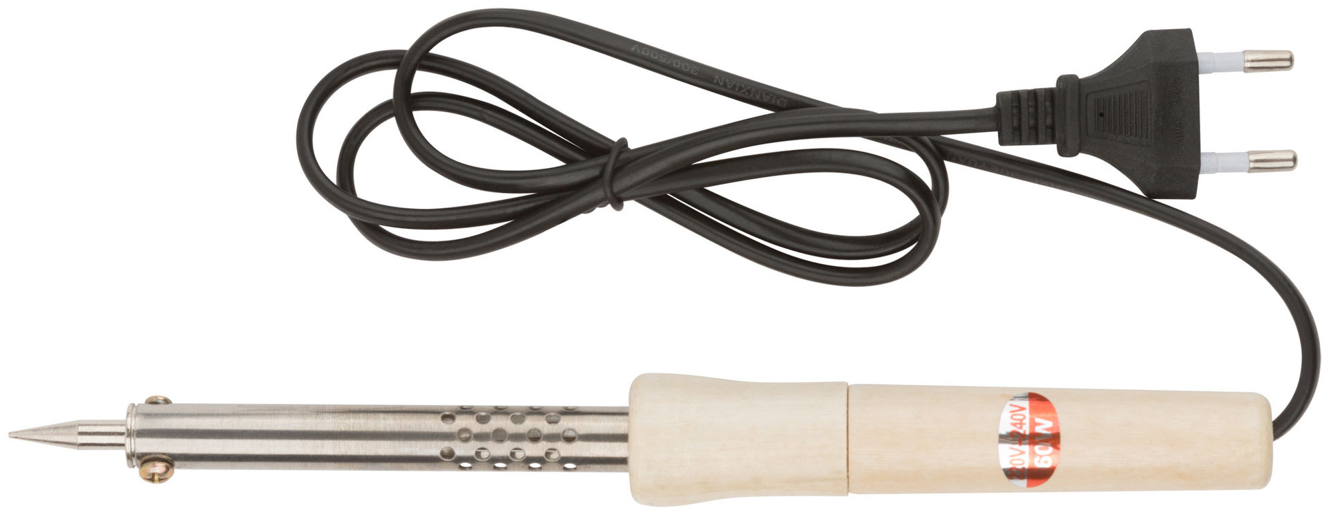 Паяльник деревянная ручка 60 Вт (60468М)