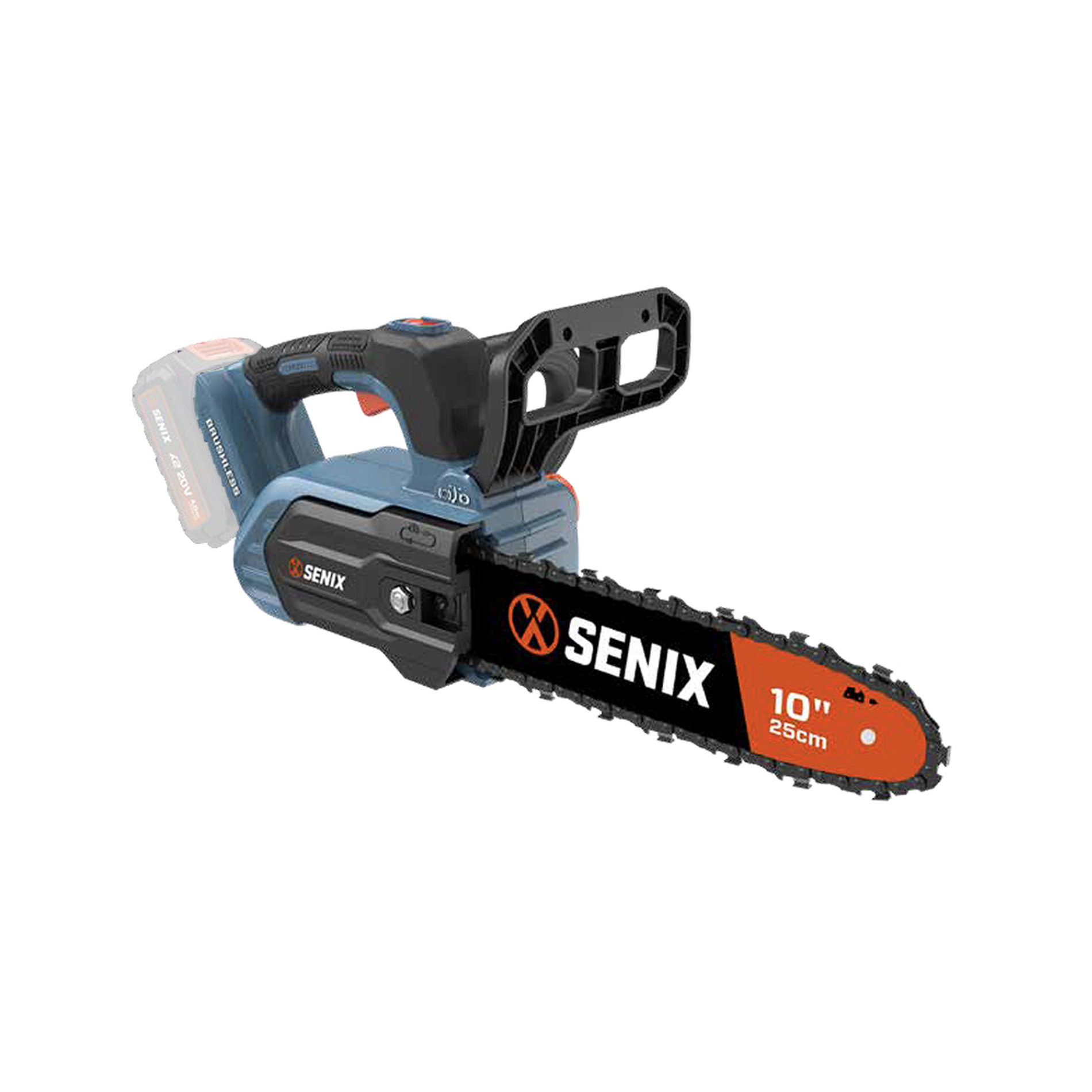 Пила цепная аккумуляторная, серия X2, 20В, 25,5 см (10)