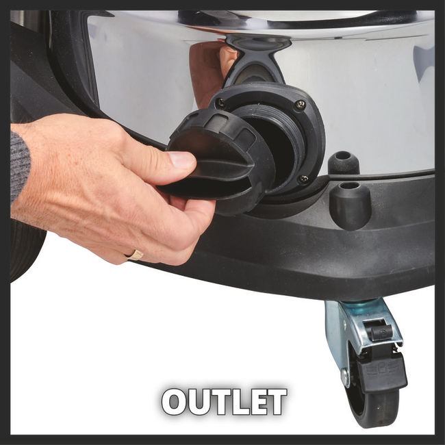 Пылесос строительный Einhell TE-VC 2350 SACL,1600вт,230мбар,50л,очистка фильтра,розетка (2342475)