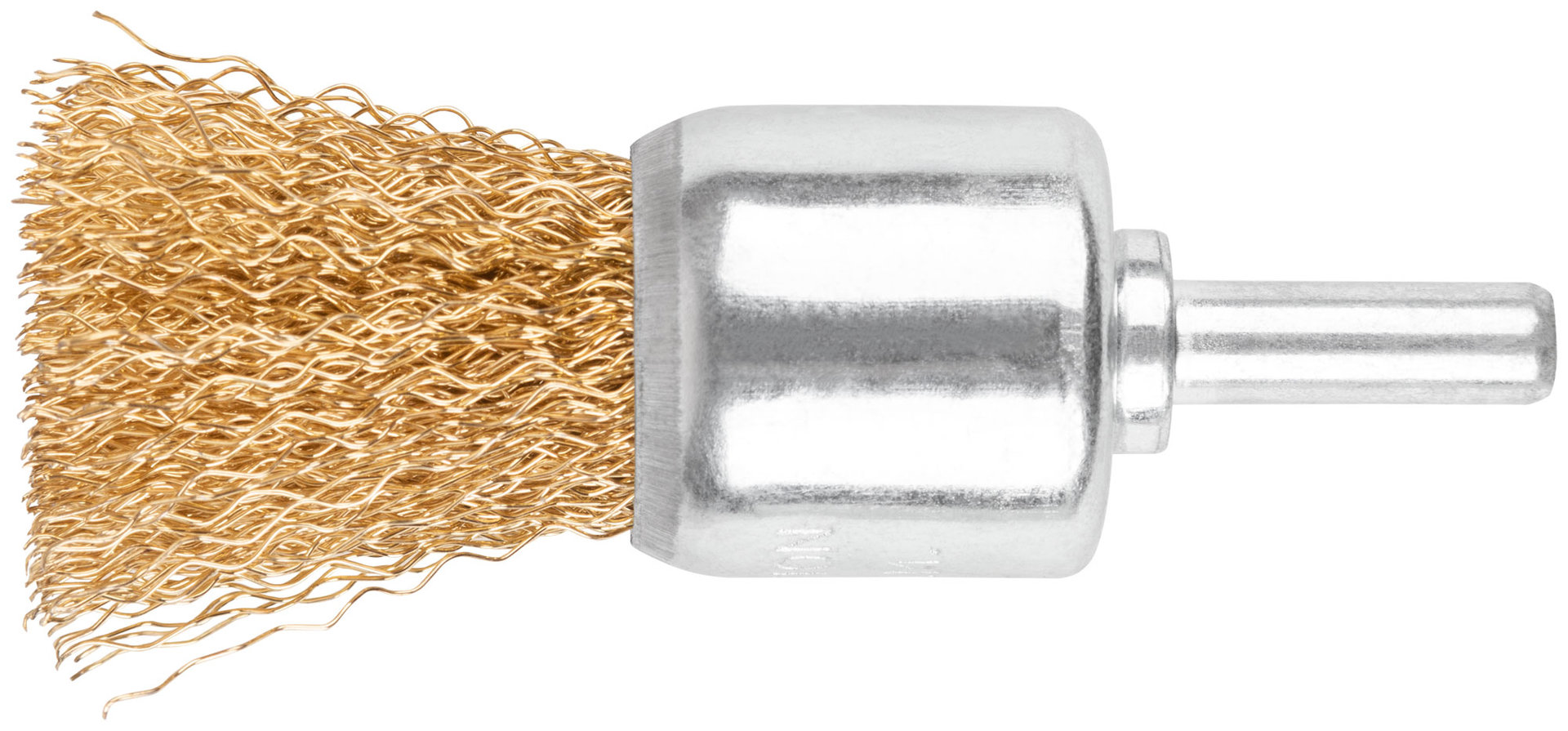 Щетка для дрели, тип Чашка, латун. витая проволока 0,3 мм, 25 мм, блистер, CUTOP Profi (82-918)