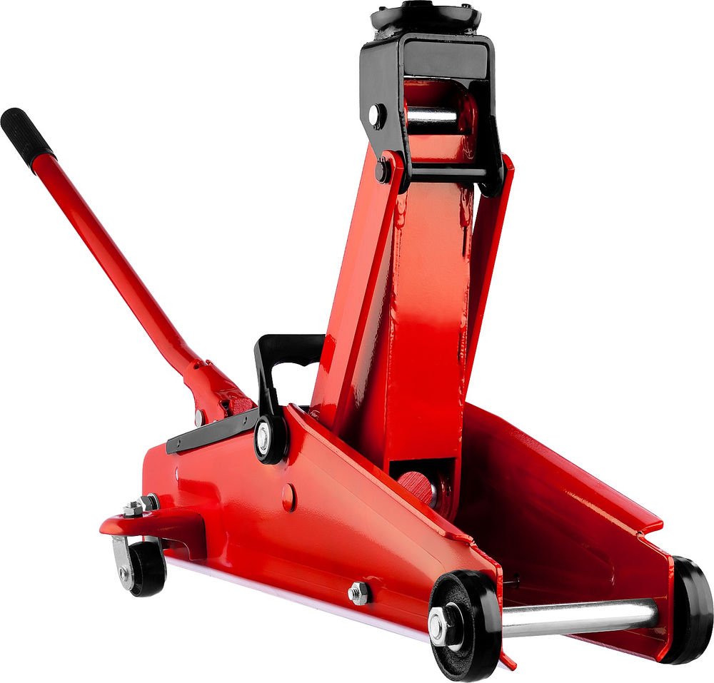 Домкрат подкатной 3 т, 135 - 400 мм с увеличенным подъемом R-33 RED FORCE Professional STAYER 43154-3