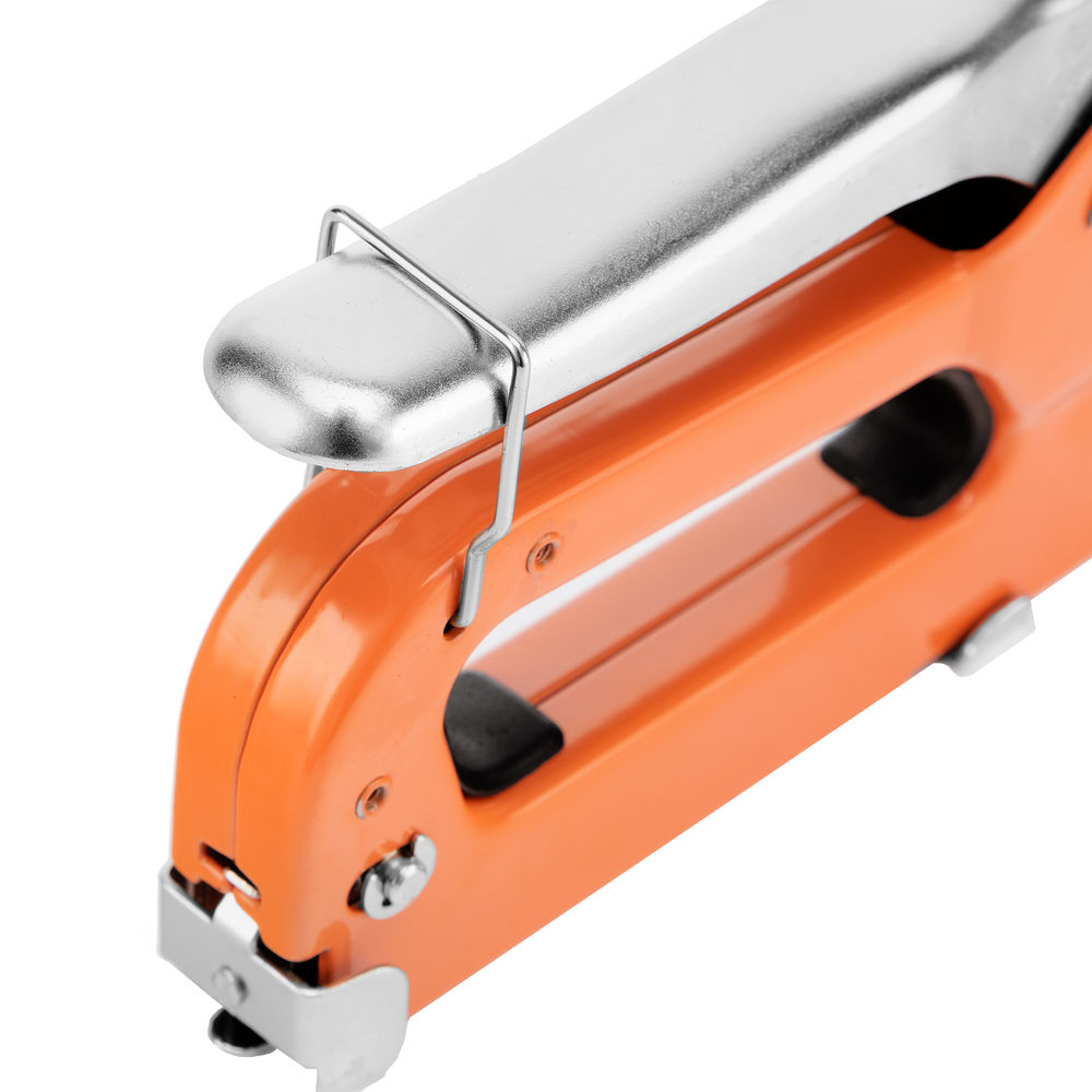 Степлер мебельный регулируемый, со скобами 200 шт, тип скобы 53, 4-14 мм Sparta (42002)