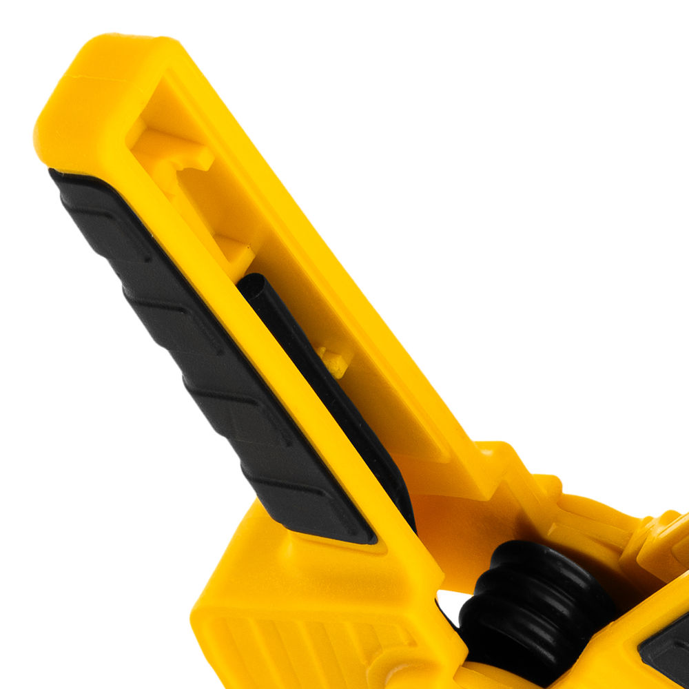 Струбцина клещеобразная, удлиненная 50 х 80 мм двухкомпонентные рукоятки Denzel (20789)