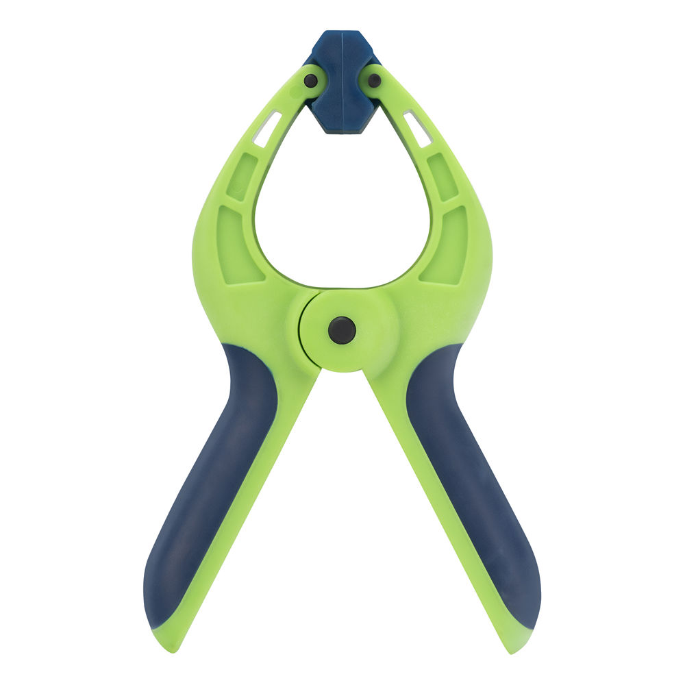 Струбцина клещеобразная 1-5/8, пластиковый корпус, двухкомпонентные рукоятки, усиленная пружина, 42 мм Сибртех (20784)