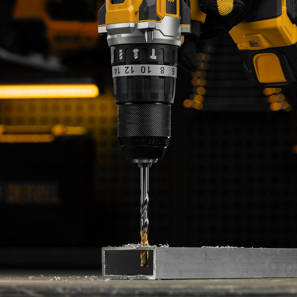 Сверло спиральное по металлу 6,5 x 100 мм, Р6М5, Golden Tip Denzel (718236)