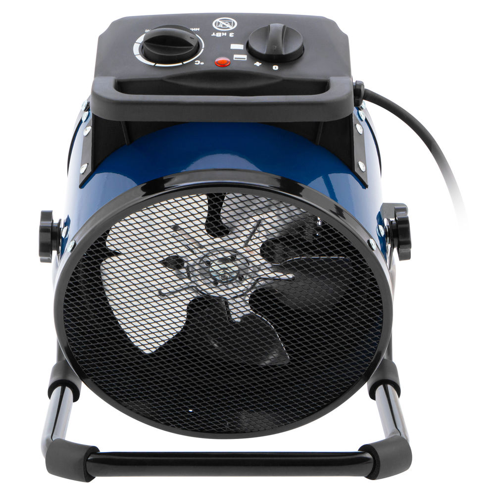 Тепловая пушка, керамический нагреватель K3, 3 режима, 230В, 1500/3000 Вт Сибртех (96404)