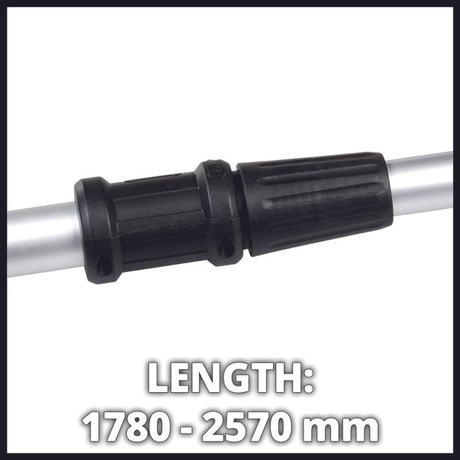 Высоторез электрический Einhell GC-EC 7520 T, 750Вт,цепной,шина 200мм,тел.штанга 1.78-2.57м,бак100мл (4501240)