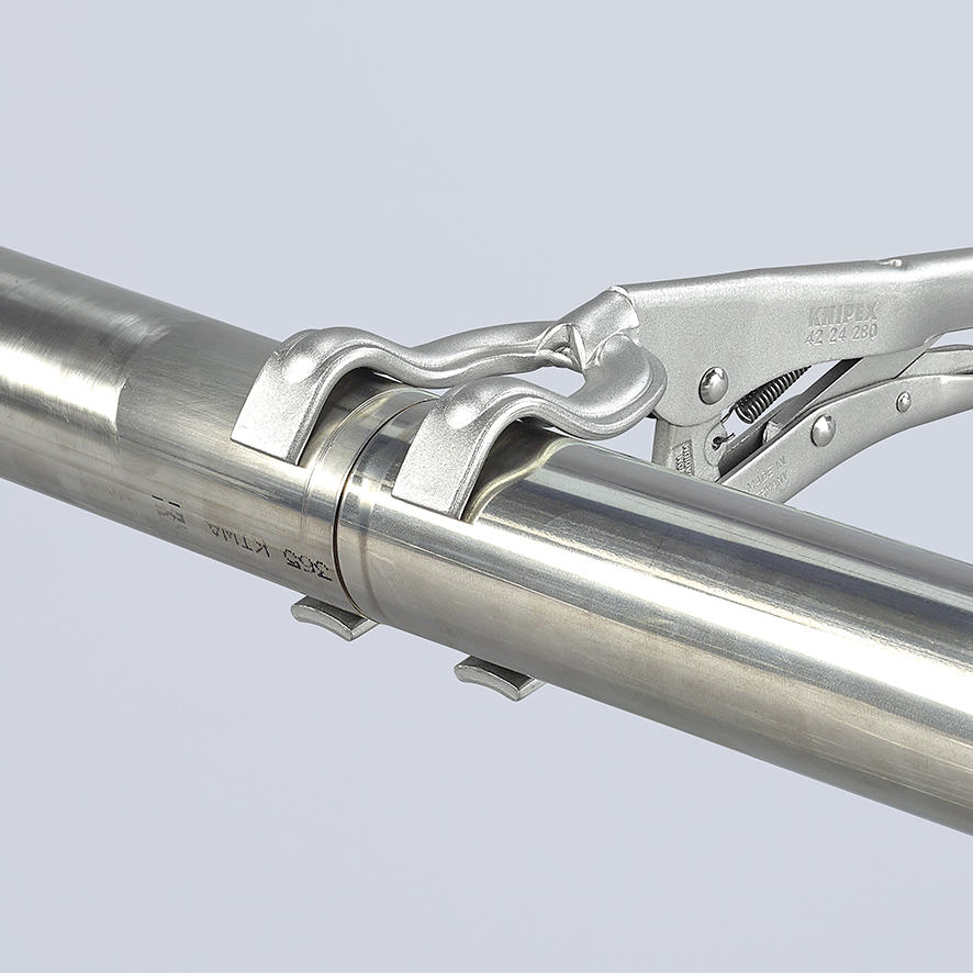 Зажим сварочный, для круглых заготовок, круг 10-70 мм, длина 280 мм (KN-4224280)