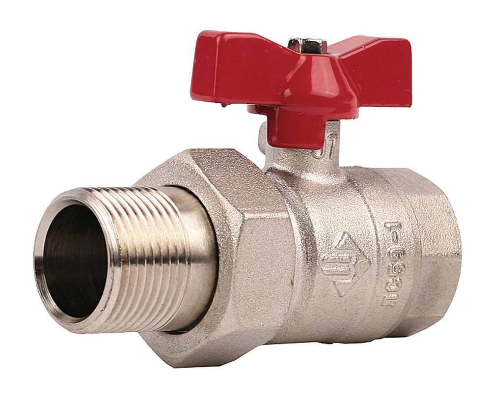 Шаровой кран d 1, «мама-папа» ЗУБР 51357-N-1