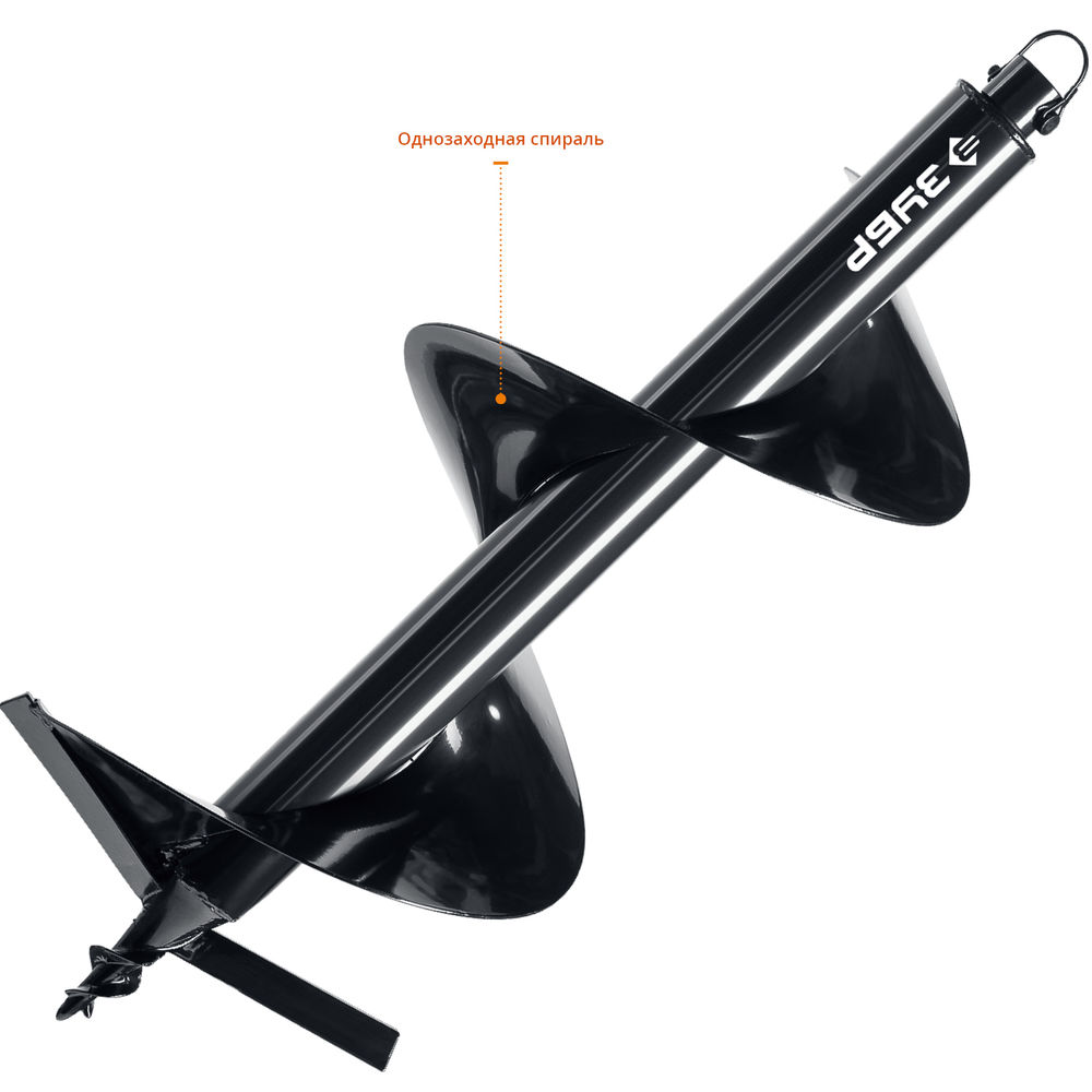 Шнек для мотобуров d 300 мм грунт ЗУБР 7051-30