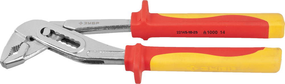 Диэлектрические переставные клещи 250 мм Профессионал ЗУБР Профиэлектрик 22145-10-25