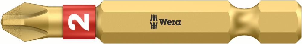 Бита торсионная PH 2 x 50 мм алмаз 1/4 E6.3 серия 851/4 BDC PH Wera WE-059532