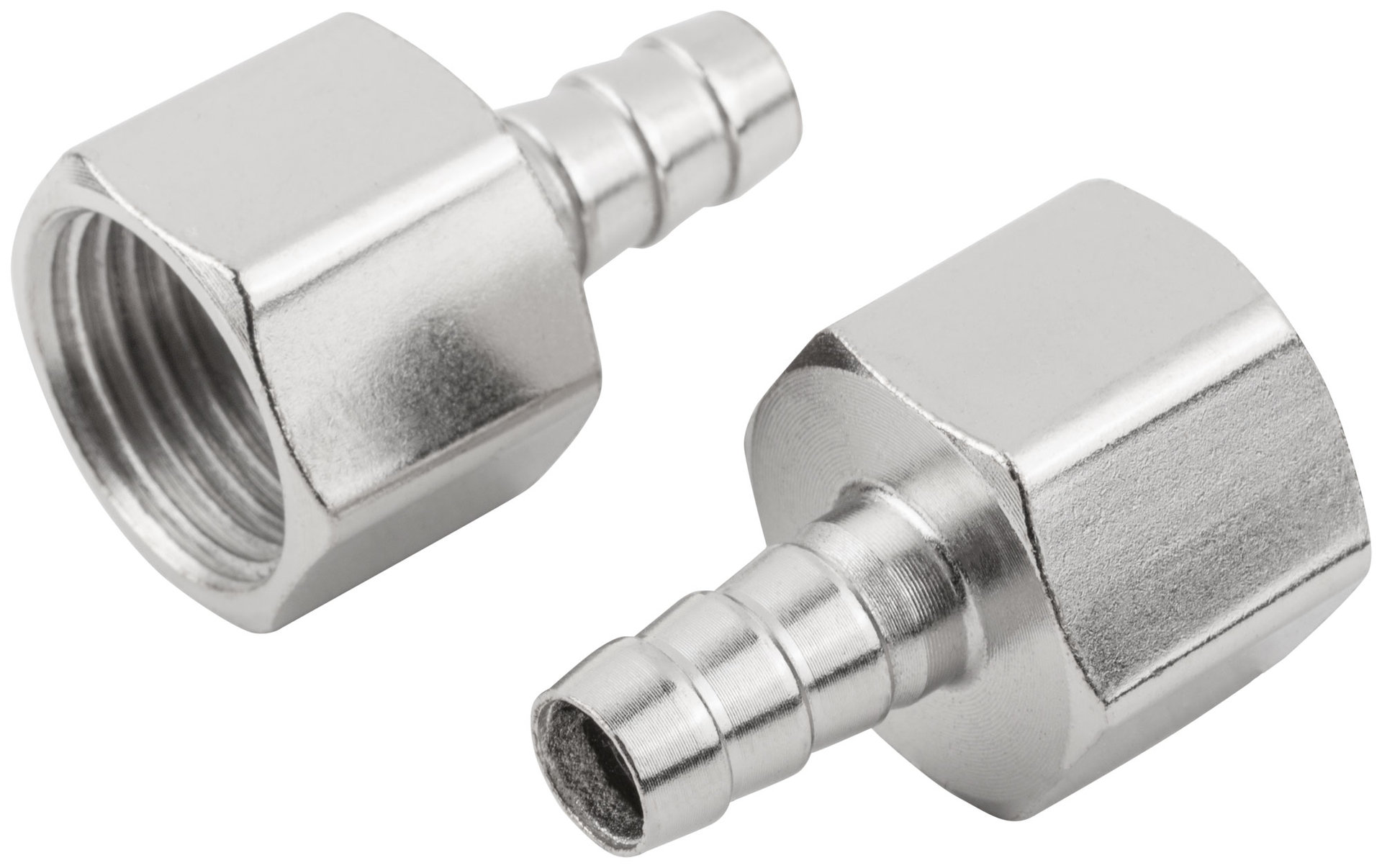 Адаптеры-соединители елочка 10 мм - внутренняя резьба 1/2, 2 шт. (81278)