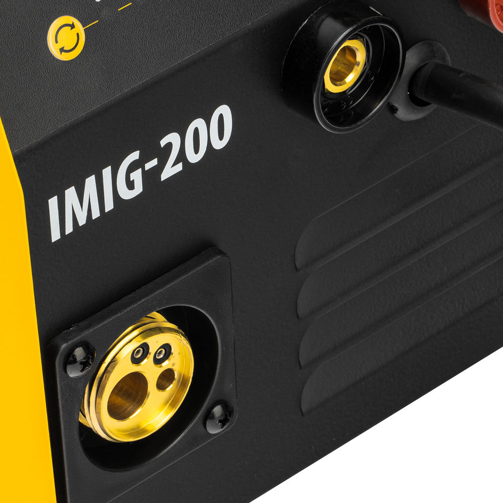 Аппарат инвертор. полуавтомат. cварки IMIG-200, 200 А, ПВ 60%, катушка 5 кг Denzel (94361)