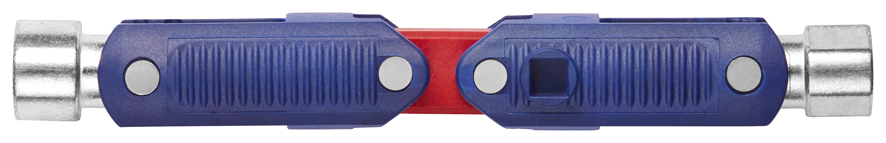 Ключ универсальный для стандартных шкафов, квадрат: 5 - 8 мм, треугольник: 7 - 9 мм, двойная бородка: 3 - 5 мм DoubleJoint KN-001106V03